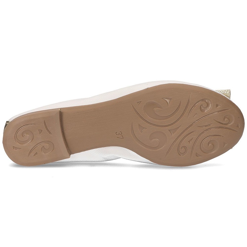 Bailarinas Filippo 103 de piel blanco 1 Bailarinas Filippo 103 de piel blanco 1