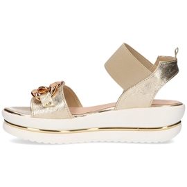 Sandalias de piel Filippo 104 oro dorado 6