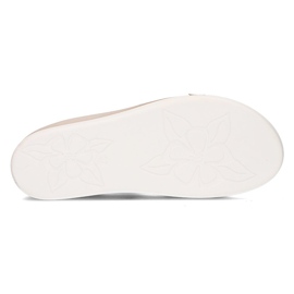 Sandalias de piel Filippo 109 beige y dorado 8