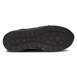 Zapatillas de cuero Filippo DP3170 / 21 Bk oro negro dorado 4