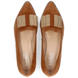 Filippo 1344 zapatos Kork de terciopelo naranja 5