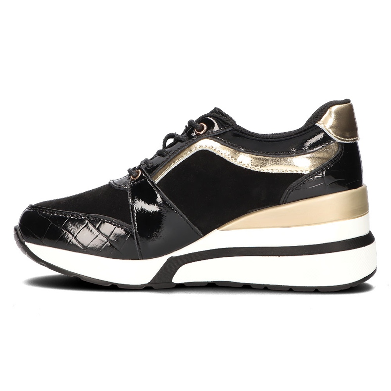 Zapatillas de cuero Filippo DP3167 / 21 Bk negro 1