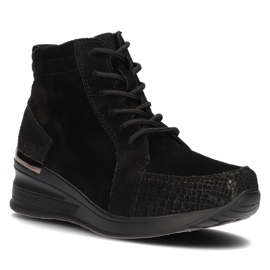 Botines de piel Filippo DBT1504/21 Bk Bk negro 1 Botines de piel Filippo DBT1504/21 Bk Bk negro 1