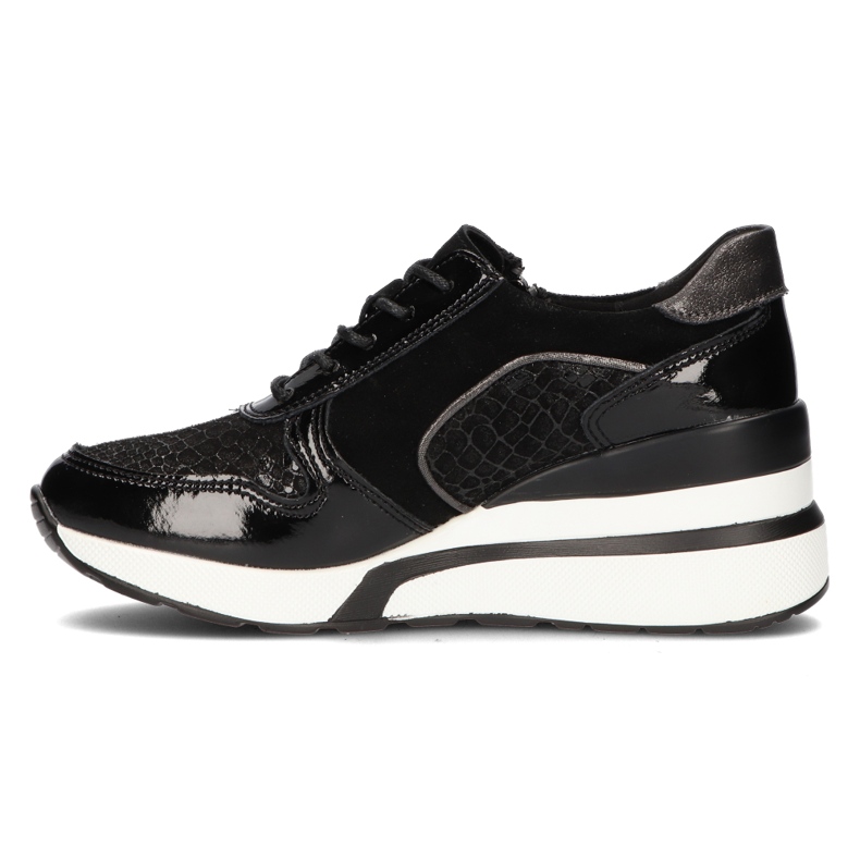 Zapatillas de cuero Filippo DP3166 / 21 Bk negro 1