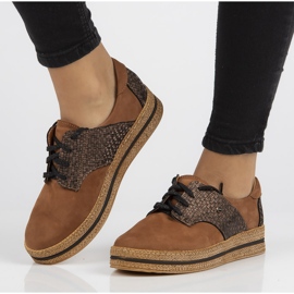 Zapatos de piel Filippo 10123 marrón 5