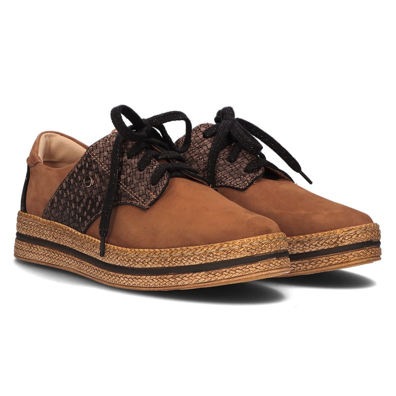 Zapatos de piel Filippo 10123 marrón 2