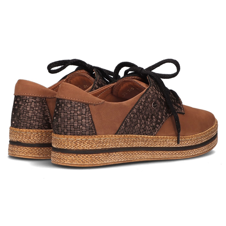 Zapatos de piel Filippo 10123 marrón 1