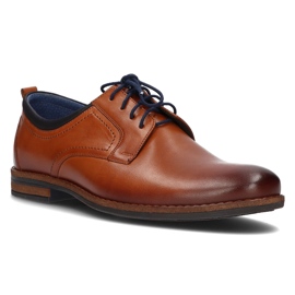 Zapatos de piel Filippo 1726 marrón 4