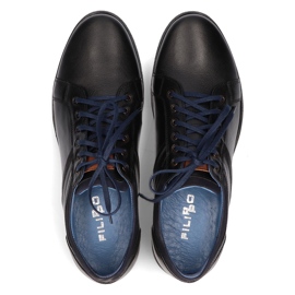 Zapatos de piel Filippo 1703 negro 1