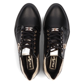 Deportivas de piel Filippo 128 negro 1