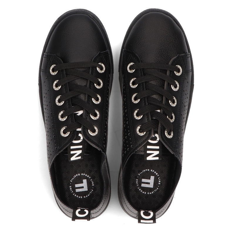 Filippo DP2288/21 Bk Bk zapatillas negras negro 2 Filippo DP2288/21 Bk Bk zapatillas negras negro 2