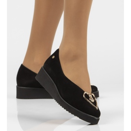 Zapatos de piel Filippo 05315A negro 6