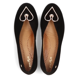 Zapatos de piel Filippo 05315A negro 3