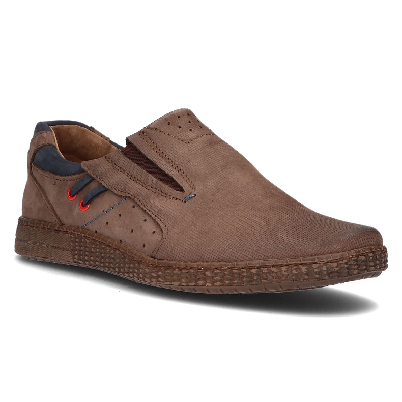 Zapatos de piel Filippo 862L marrón 1