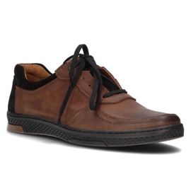 Zapatos de piel Filippo 918 marrón 1