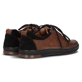 Zapatos de piel Filippo 918 marrón 5