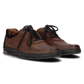 Zapatos de piel Filippo 918 marrón 6