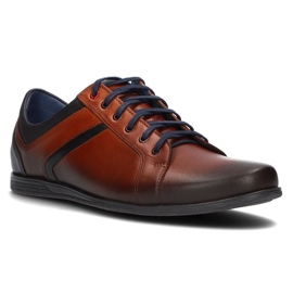 Zapatos de piel Filippo 1703 marrón 1