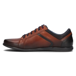 Zapatos de piel Filippo 1703 marrón 3