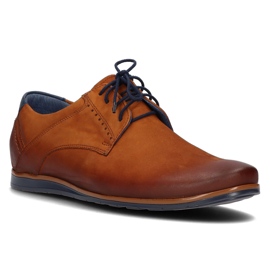 Zapatos de piel Filippo 1757 marrón 1