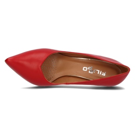 Salones en piel Filippo 2106 rojo 3