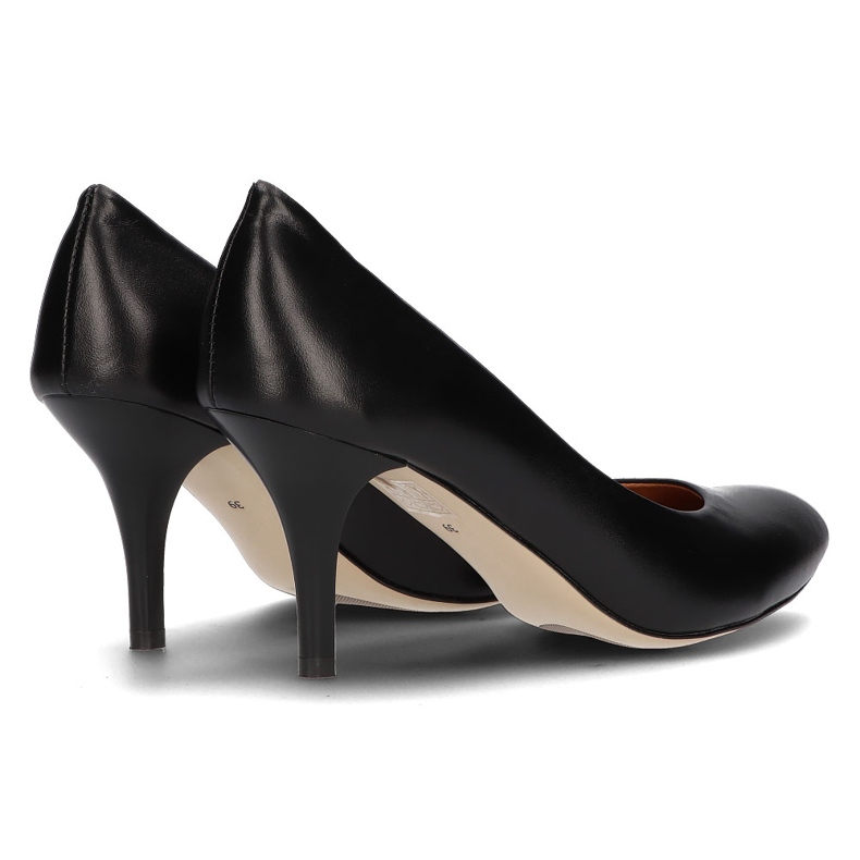 Zapatos de salón Filippo 2108 en piel negro 1