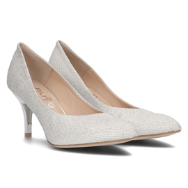 Salones de piel Filippo 2108 plata 5