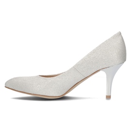 Salones de piel Filippo 2108 plata 2