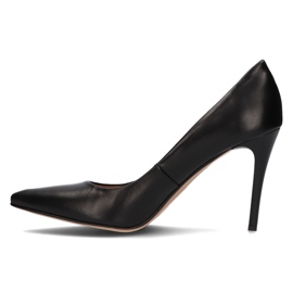 Zapatos de salón Filippo 956 de piel negros 1