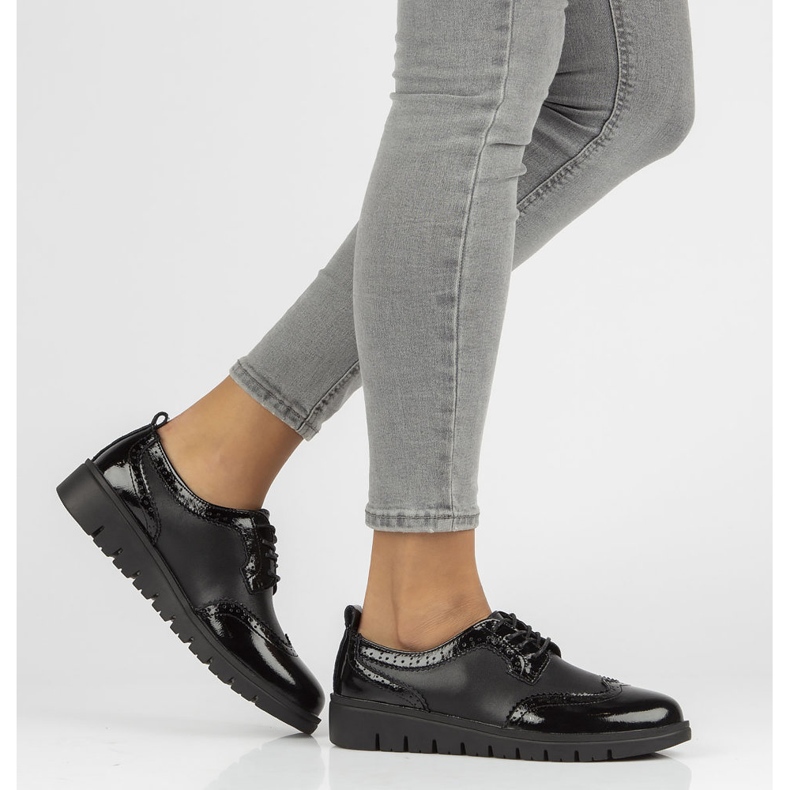 Zapatos de piel Filippo DP3206/21 Bk negro 1