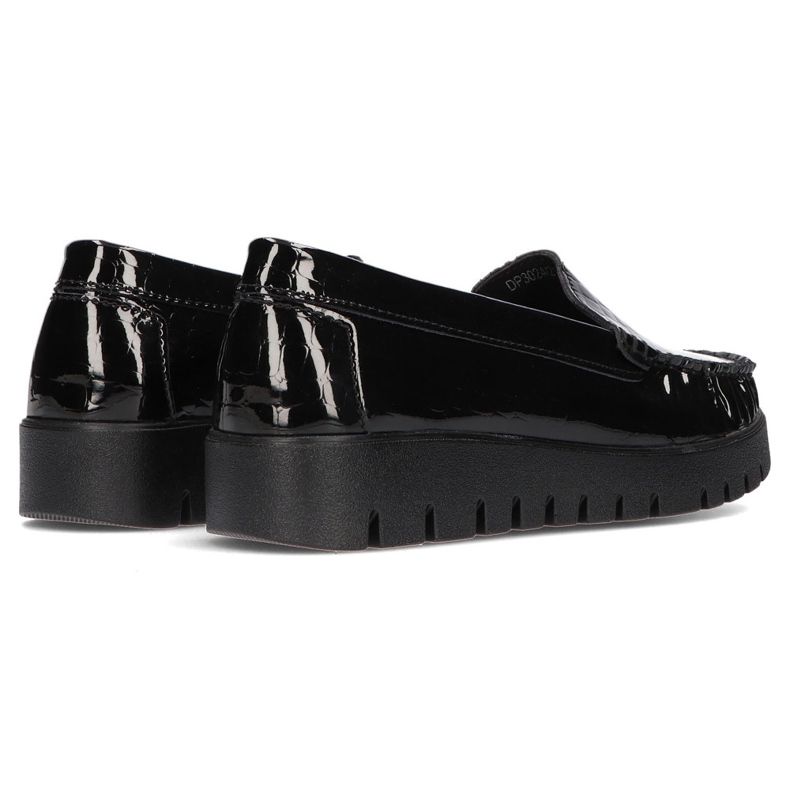 Zapatos de cuero Filippo DP3024 / 21 Bk Cr negro 2 Zapatos de cuero Filippo DP3024 / 21 Bk Cr negro 2