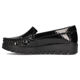 Zapatos de cuero Filippo DP3024 / 21 Bk Cr negro 4