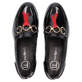 Zapatos de piel Filippo DP3173/21 Bk negro 3