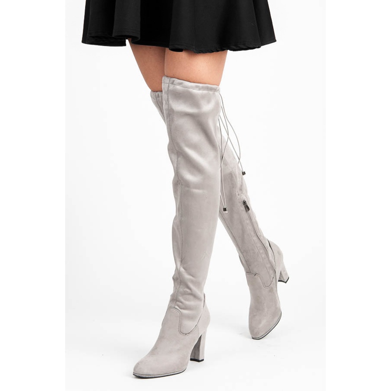 Betler Botas de ante en el poste gris 1