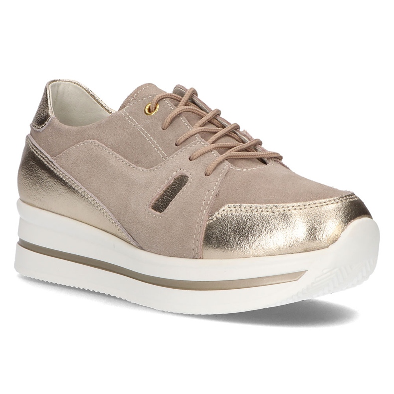 Deportivas de piel Filippo DP3407/21 Beige 1 Deportivas de piel Filippo DP3407/21 Beige 1
