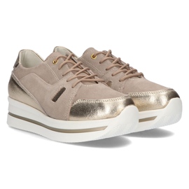 Deportivas de piel Filippo DP3407/21 Beige 3