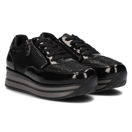 Deportivas de piel Filippo DP3152/21 Bk Negro 3