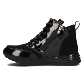 Deportivas de piel Filippo DP3062/21 Bk Negro 3