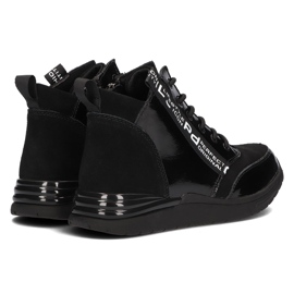 Deportivas de piel Filippo DP3062/21 Bk Negro 5