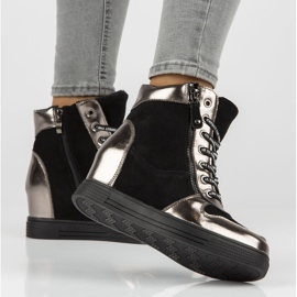 Botines de piel Filippo DBT3148/21 Bk Gn níquel oscuro negro plata 1 Botines de piel Filippo DBT3148/21 Bk Gn níquel oscuro negro plata 1