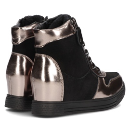 Botines de piel Filippo DBT3148/21 Bk Gn níquel oscuro negro plata 5