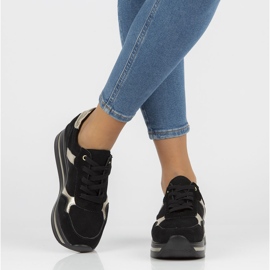 Zapatillas de cuero Filippo DP2004 / 21 Bk negro 1