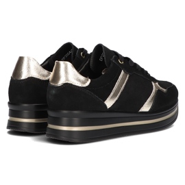 Zapatillas de cuero Filippo DP2004 / 21 Bk negro 4