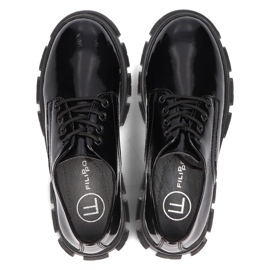 Zapatos de piel Filippo DP3153/21 Bk negro 4