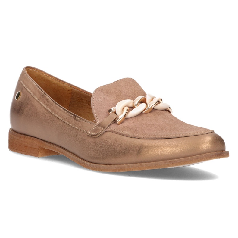 Mocasines en Piel Filippo 4099B Beige 1