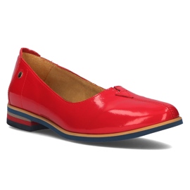 Zapatos de piel Filippo 05035 Rojo 1