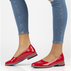 Zapatos de piel Filippo 05035 Rojo 7