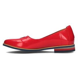 Zapatos de piel Filippo 05035 Rojo 2