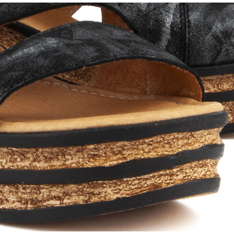 Sandalias Filippo 513 Czarny Mazan negro 2