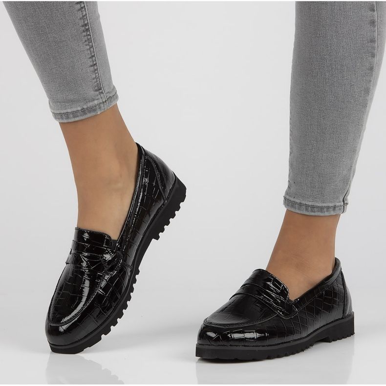 Mocasines de piel Filippo DP3172/21 Bk negro 1